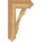 Ekena Millwork Olympic Arts & Crafts Rough Sawn Bracket, Western Red Cedar, 6"W x 20"D x 32"H BKT06X20X32OLY03RWR - alternate 4